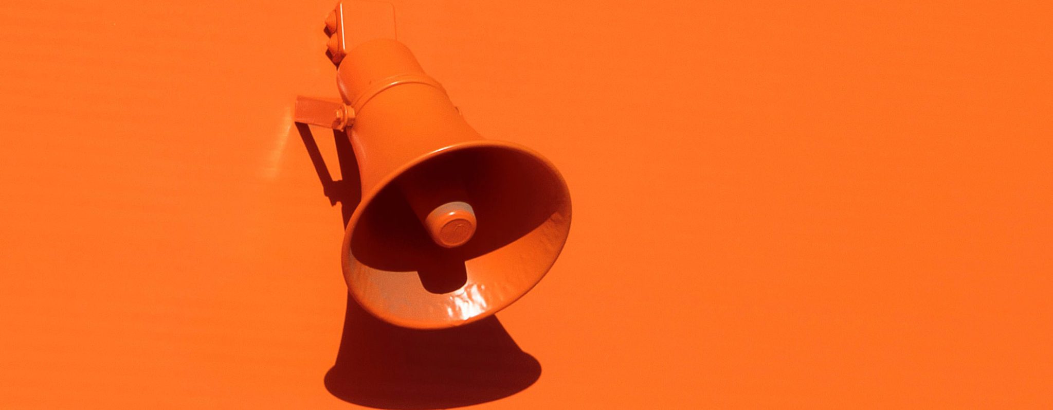 orange megaphone