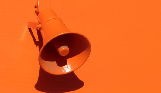 orange megaphone