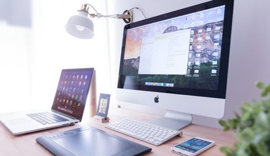 laptops on desk