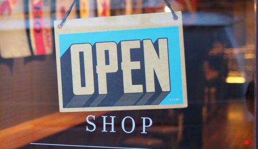 open store sign