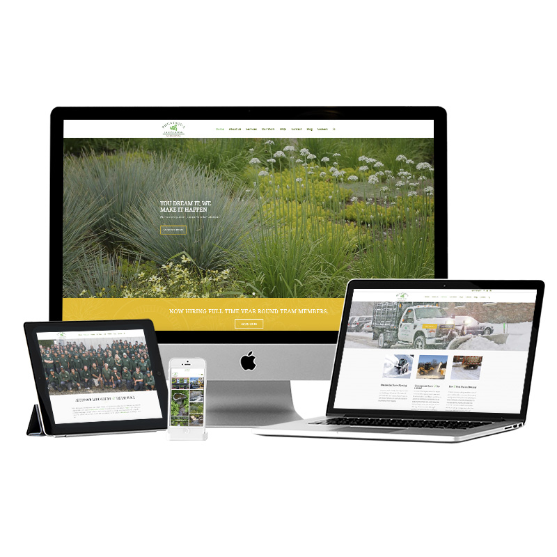 Piscataqua Landscaping Website Mockup