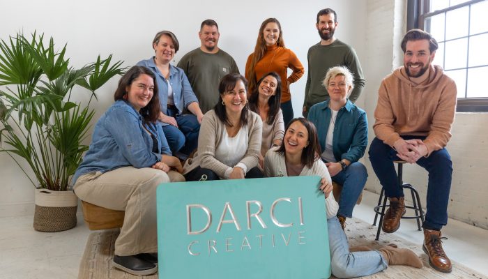 Group photo of DARCI Creative team